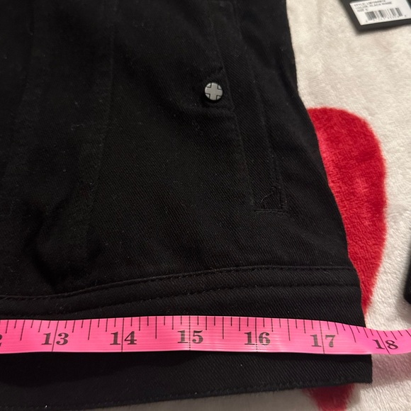 NWT Jacket LIVERPOOL LOS ANGELES Women’s  Black Rise Denim Trucker Soft - Picture 13 of 15